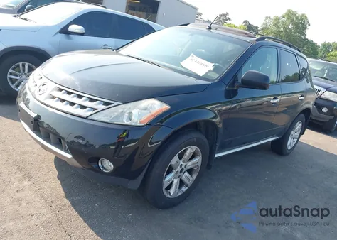 2007 Nissan Murano Sl из США, поврежденный, VIN JN8AZ08W77W660759